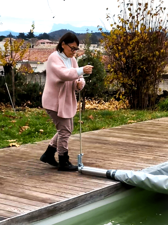 Manivelle pour bâche piscine